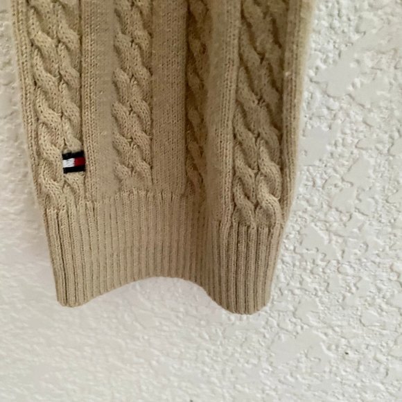 Tommy Hilfiger Tan V-neck Sweater - Picture 5 of 5